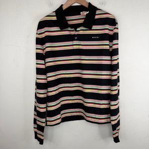 Marni Striped L/S Polo Shirt