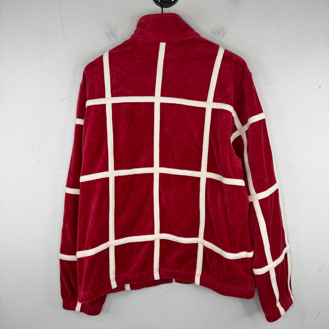 Supreme Velour Grid Track Jacket