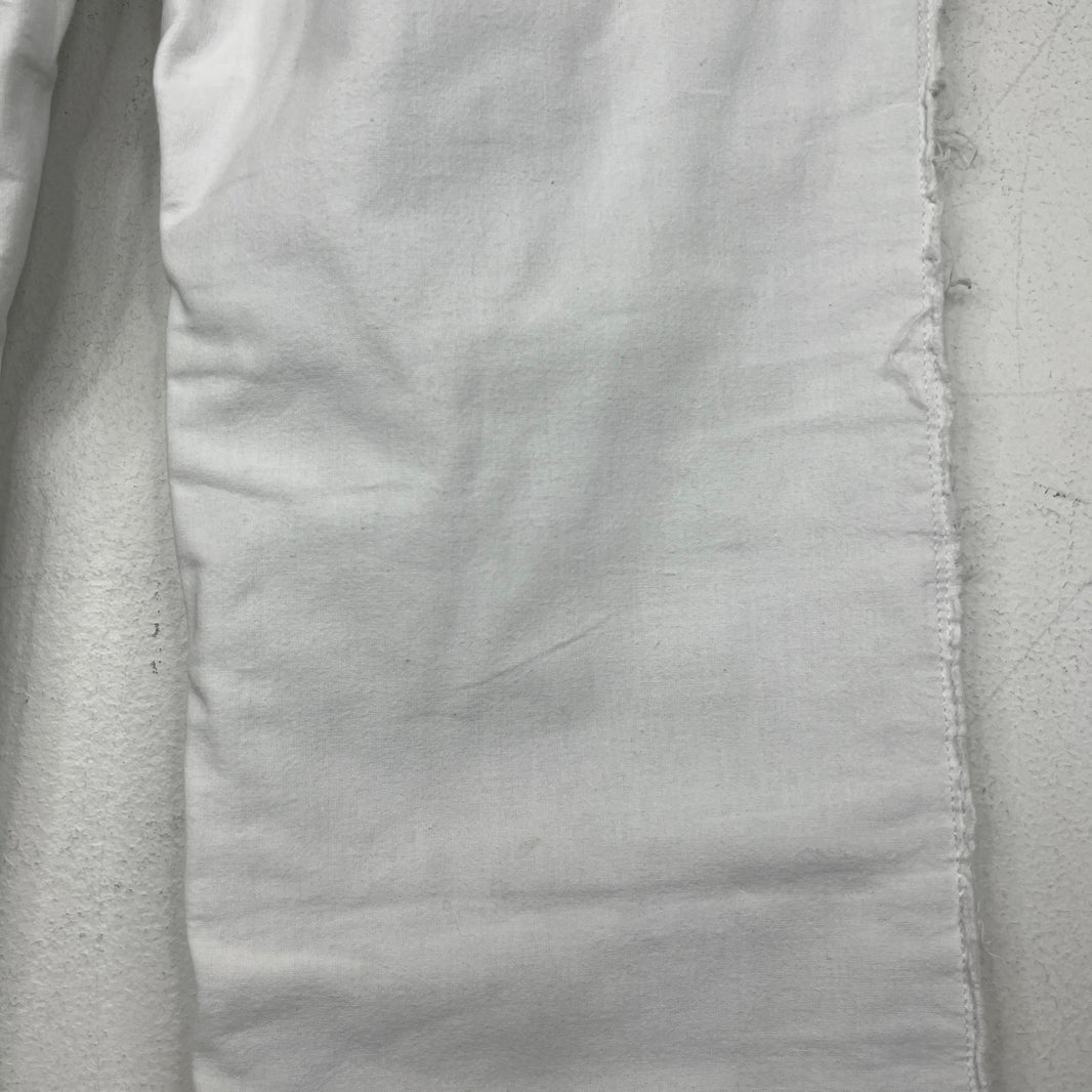 Margiela White Distressed Inside Out Jeans