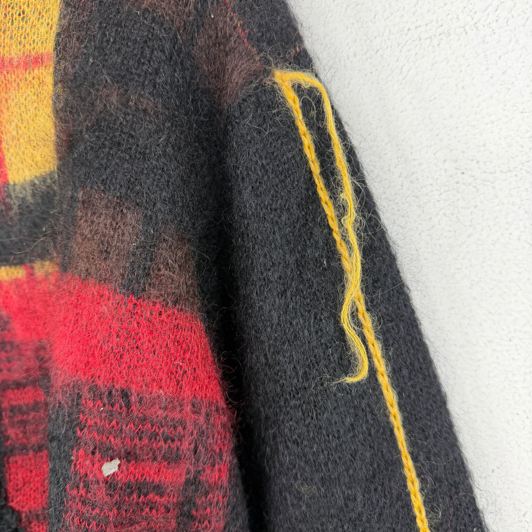 JW Anderson Plaid Mohair Sweater