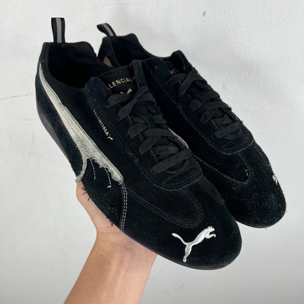 Balenciaga Puma Distressed Speedcat Sneakers