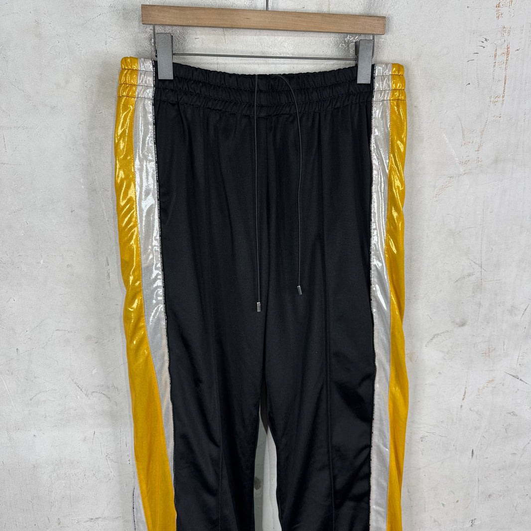 Vetements Foil Snap Flare Track Pants