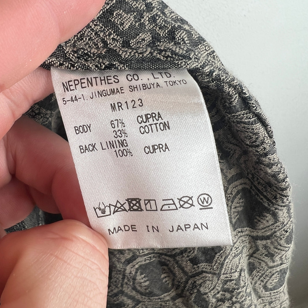 Needles Patterned Short Sleeve Button Up Shirt