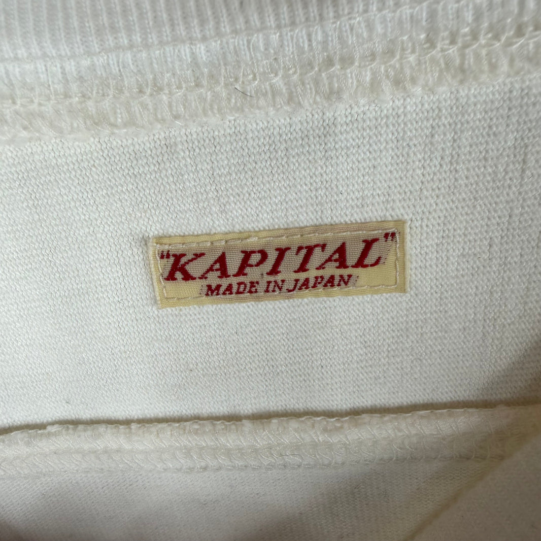 Kapital Elbow Rip Football L/S T-Shirt