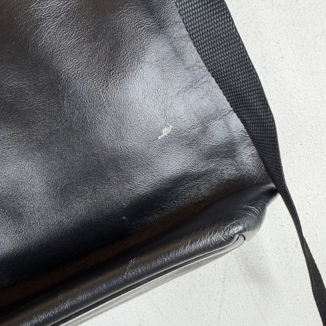 Prada Painted Leather Side Bag