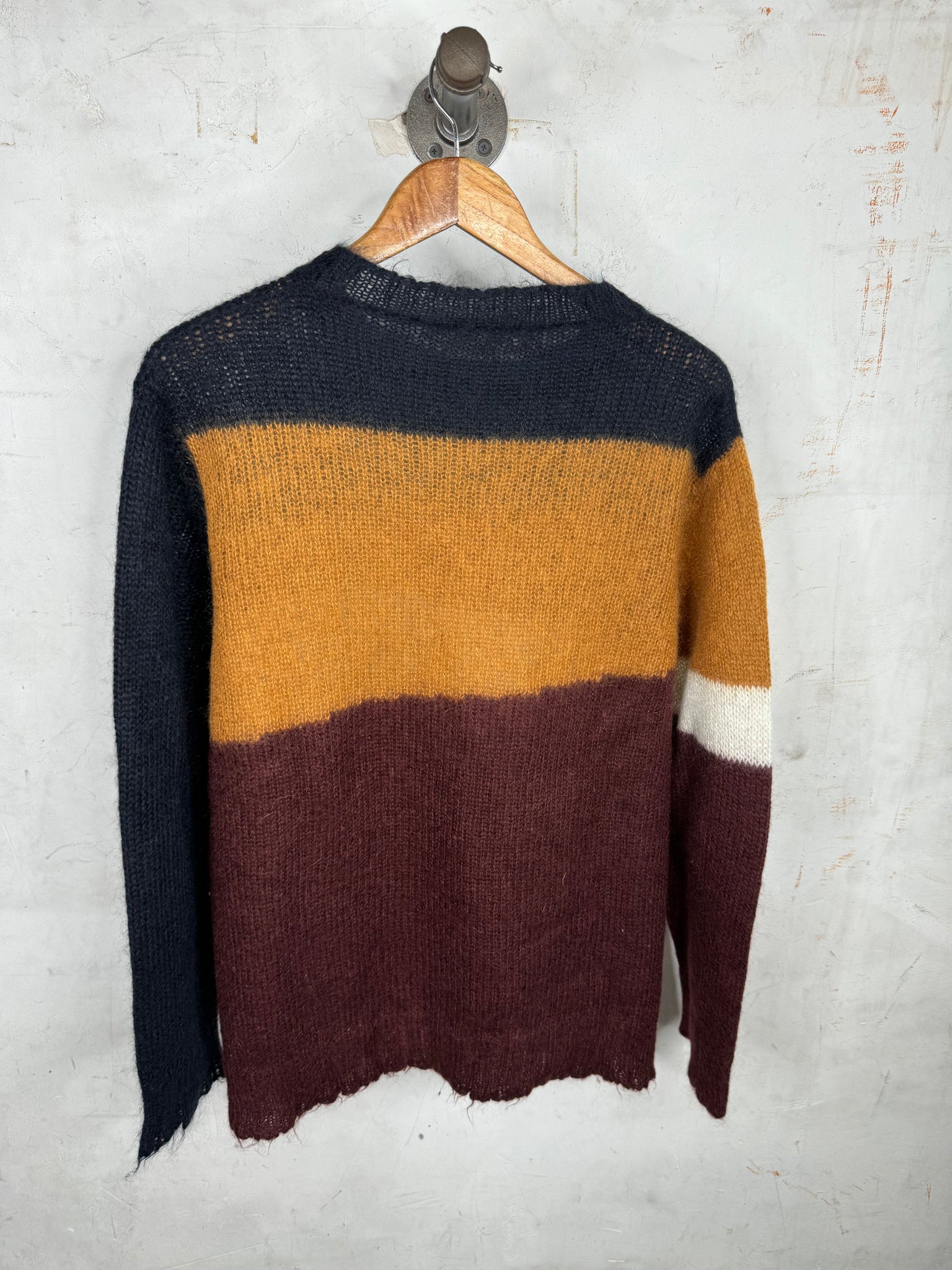 Marni Mohair Color blocked Knitted Sweater