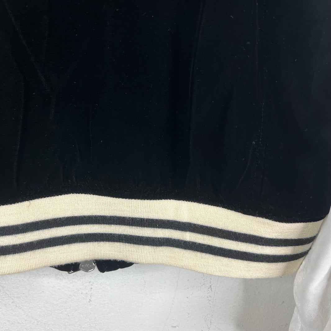 Balmain Crest Velour Teddy Jacket