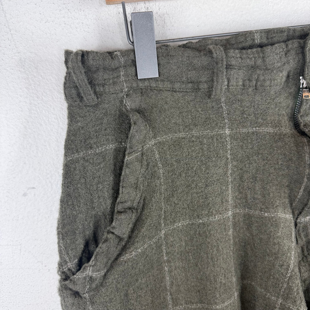 CDG Shirt Wool Flannel Trousers