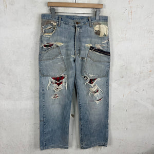 Number Nine x Invinciblearmurda Repaired Jeans