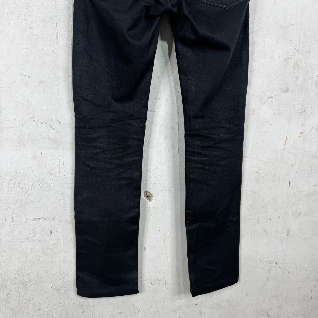 Dior Waxed Black Jeans