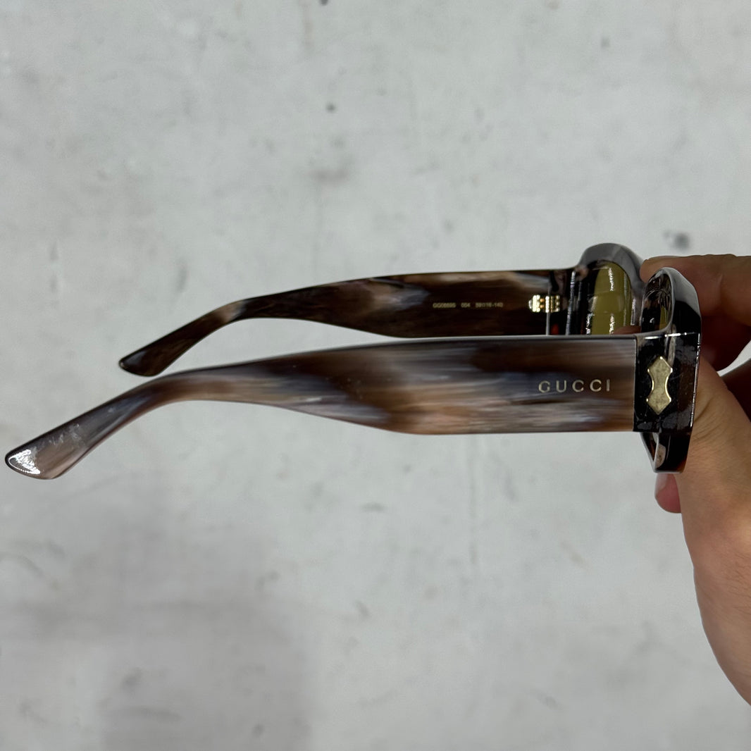 Gucci GG0669S Marbled Sunglasses