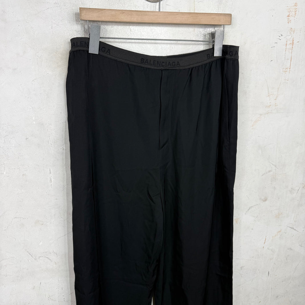 Balenciaga Logo Waistband Pants