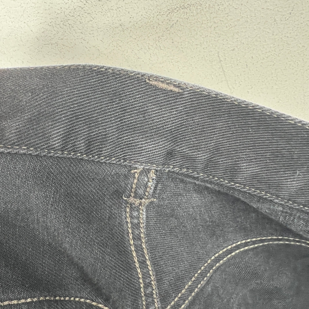 Balenciaga Sample Wax Coated Denim Jeans