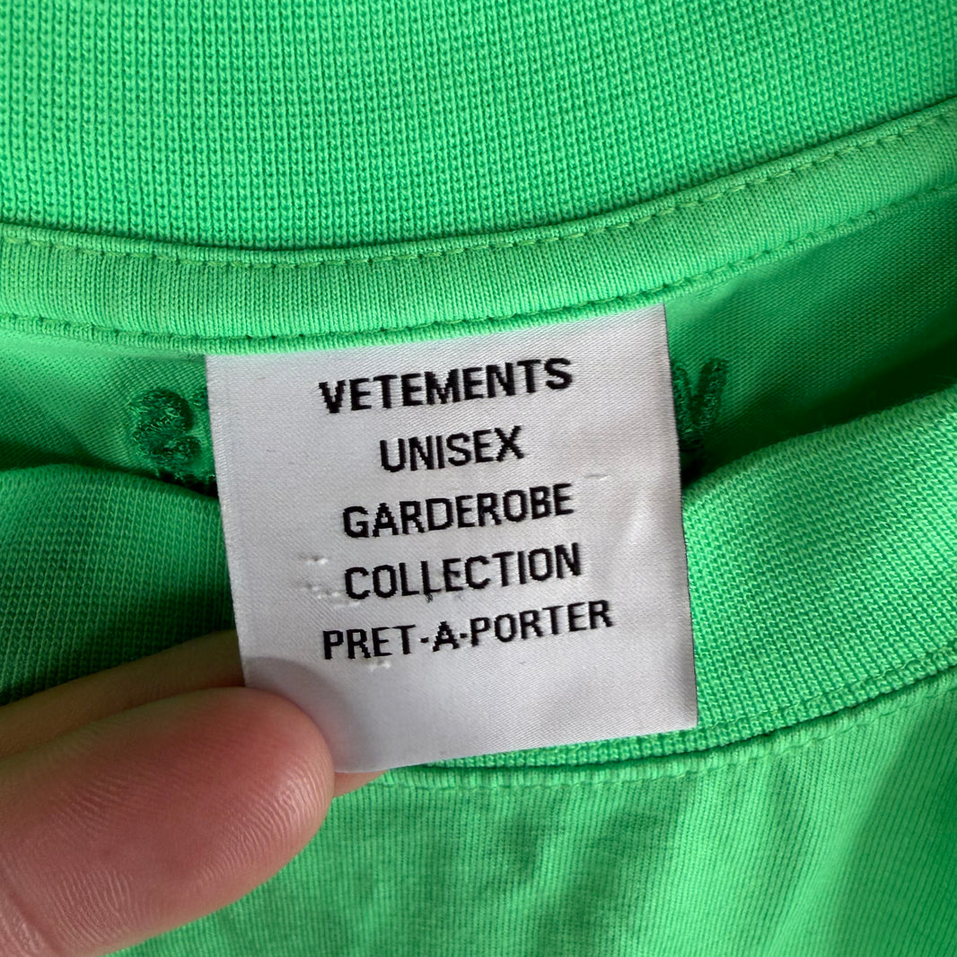 Vetements Green Oval Logo T-Shirt