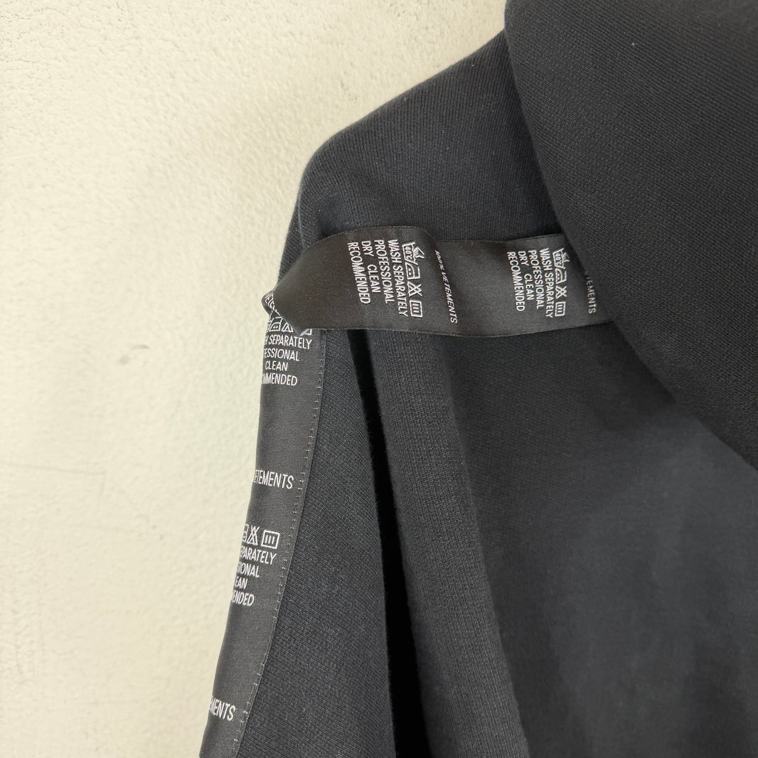 Vetements Wash Logo Tape Hoodie