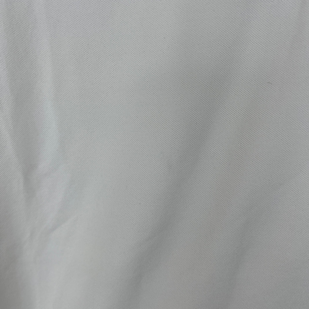 Prada White Zip Up Polo T-Shirt