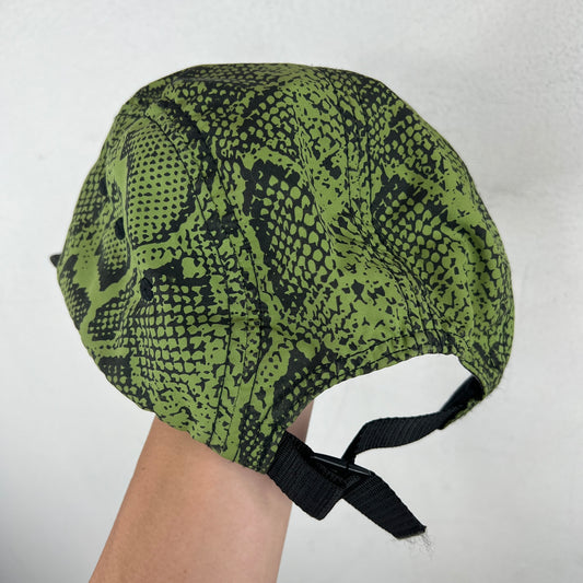 Supreme Green Snakeskin 5-Panel Hat