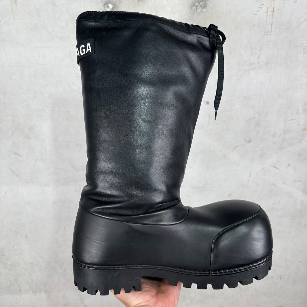 Balenciaga Leather High Alaska Boots