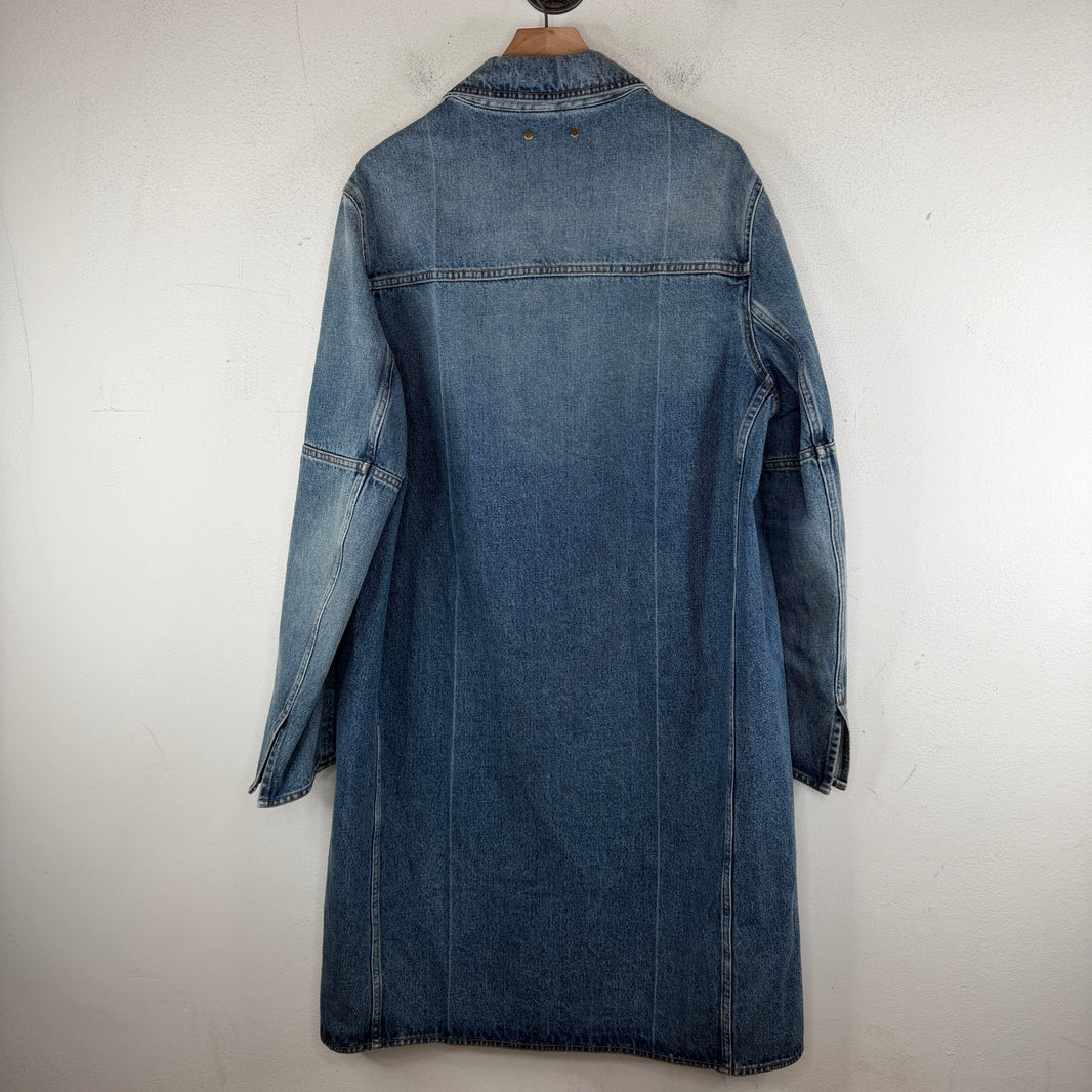 Louis Vuitton Prototype Long Denim Chore Trench Coat