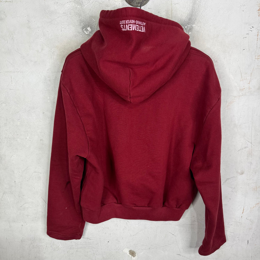 Vetements “May The Bridges I Burn” Femme Hoodie