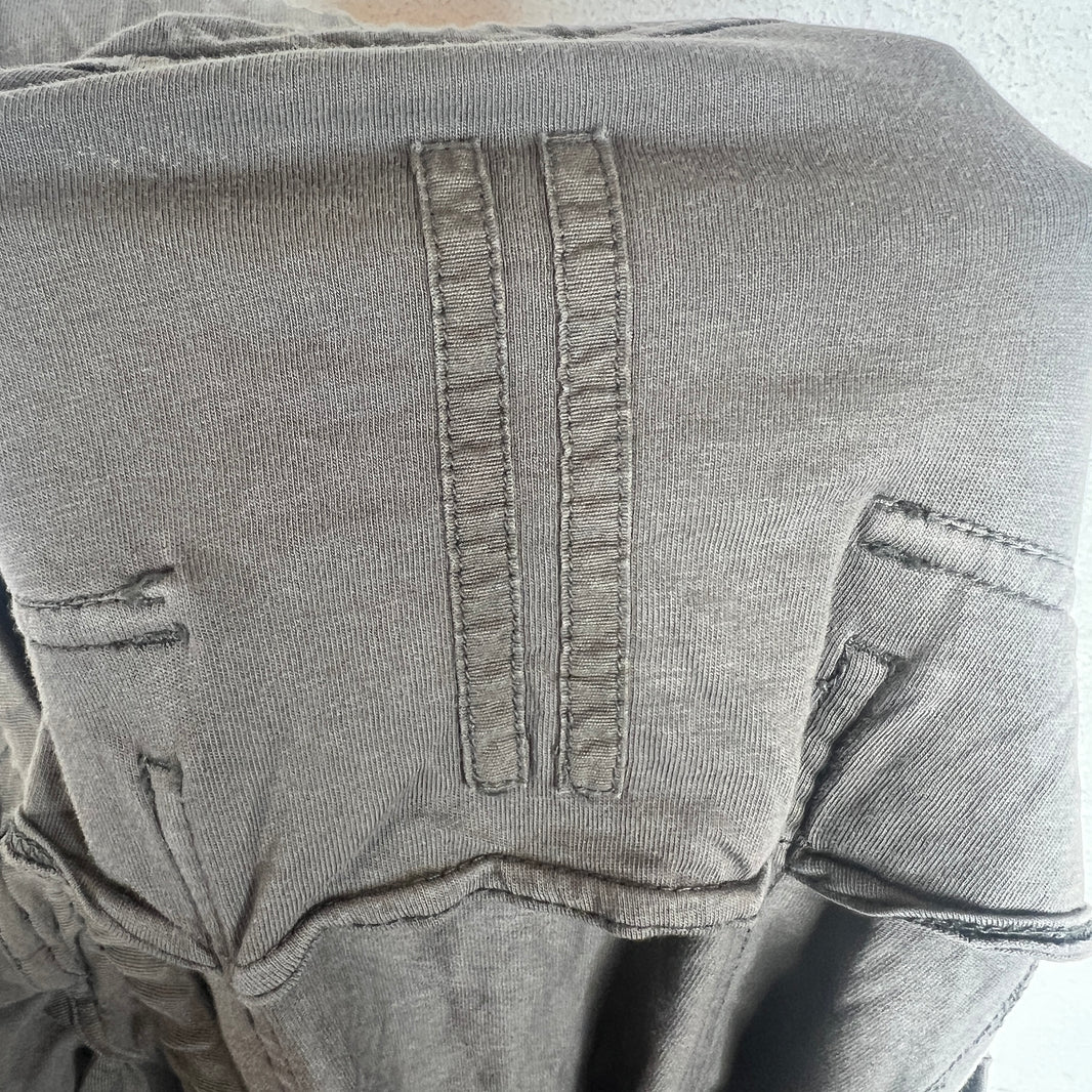 DRKSHDW Dark Gray Long Drawstring Prisoner Pants