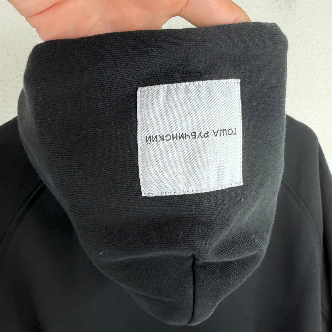 Gosha Rubchinskiy Black Quarter Zip Hoodie