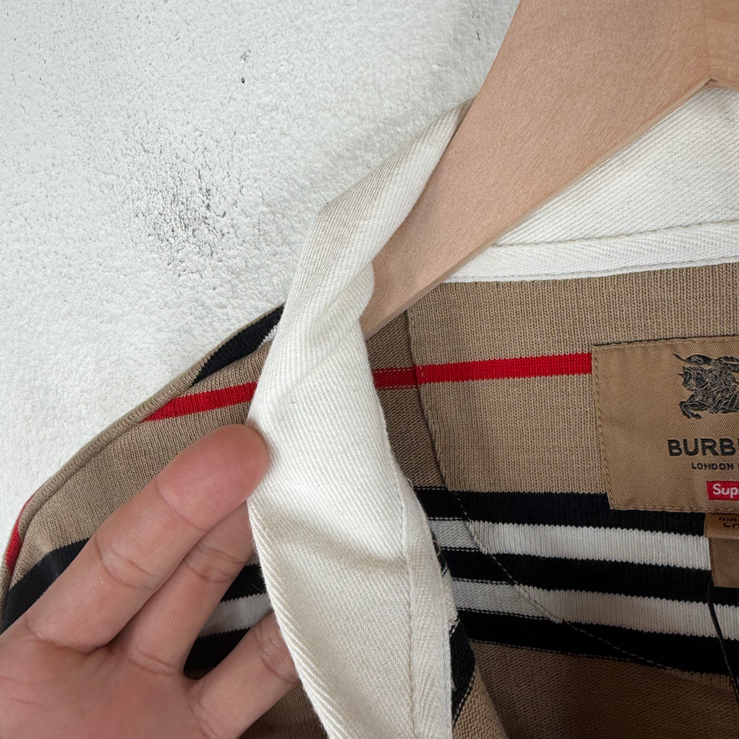 Supreme Burberry Rugby Shirt