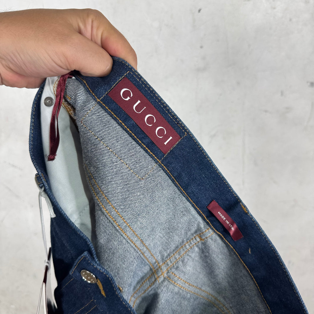 Gucci Dapper Dan Patch Jeans
