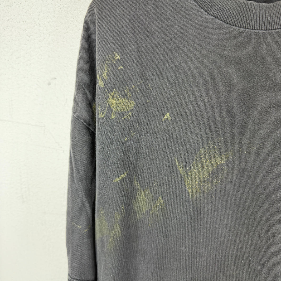 Vintage Smoked Paint Splattered Camel Pocket T-Shirt
