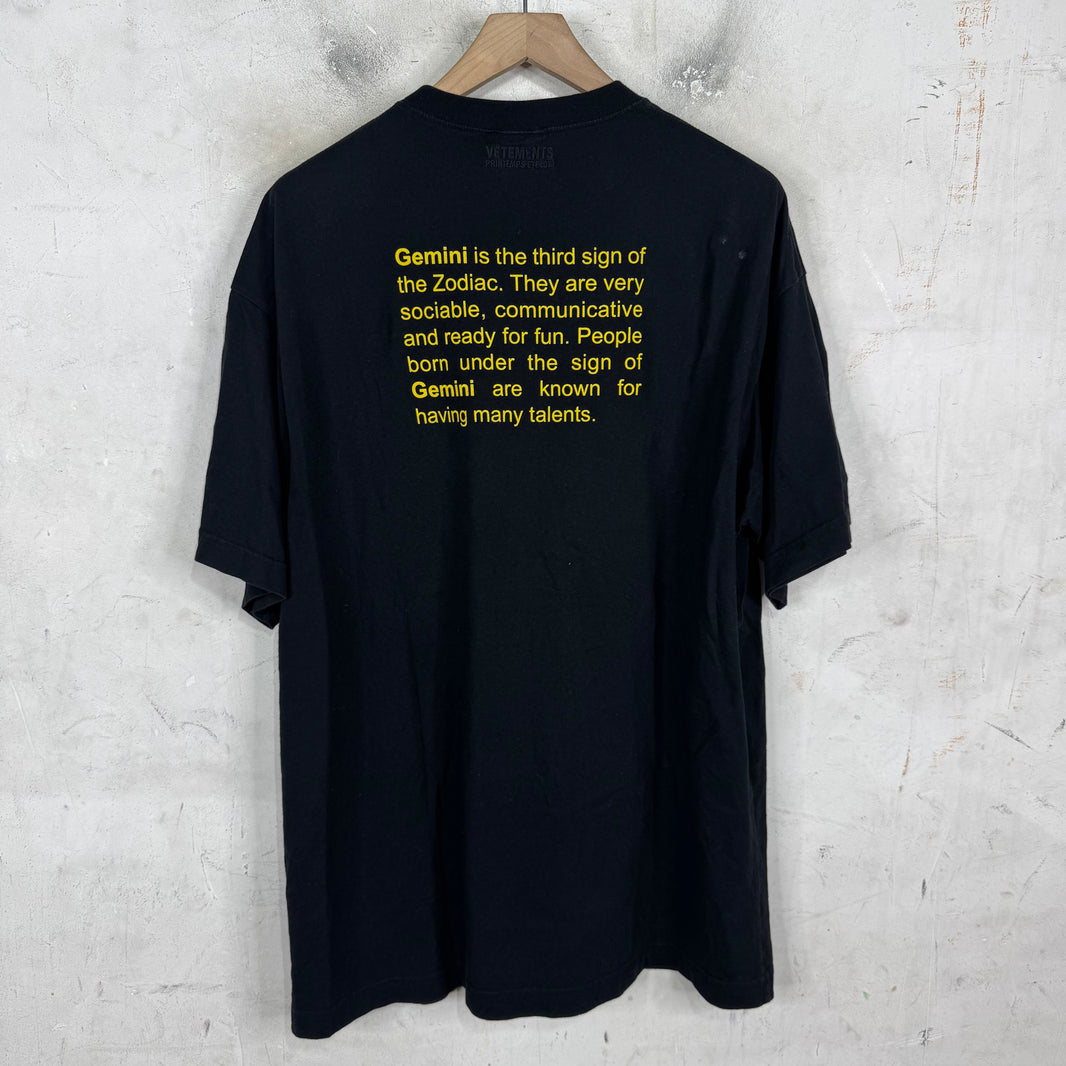 Vetements Gemini T-Shirt