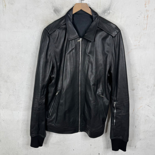 Rick Owens Pelle Leather Work Jacket