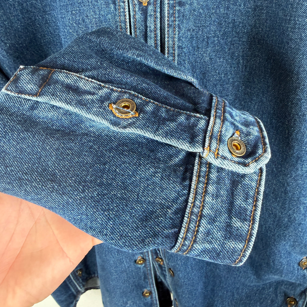 Y/Project Double Layer Denim Button Up Shirt