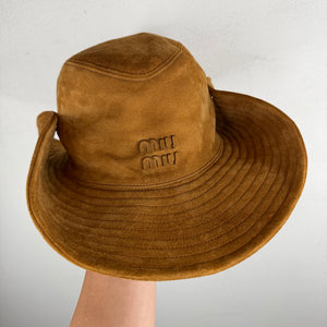 Miu Miu Suede Cowboy Hat