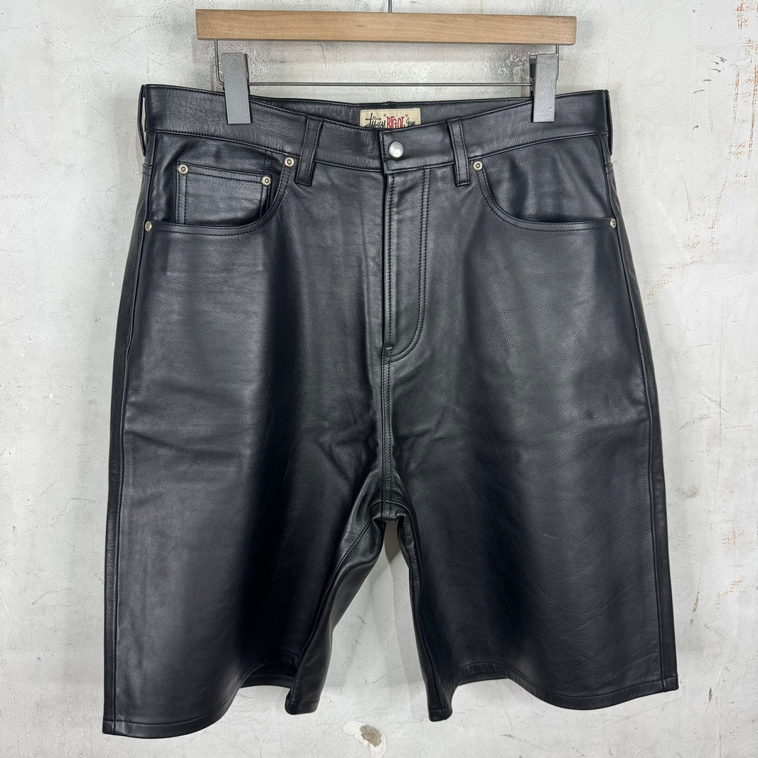 Stussy Soft Leather Shorts