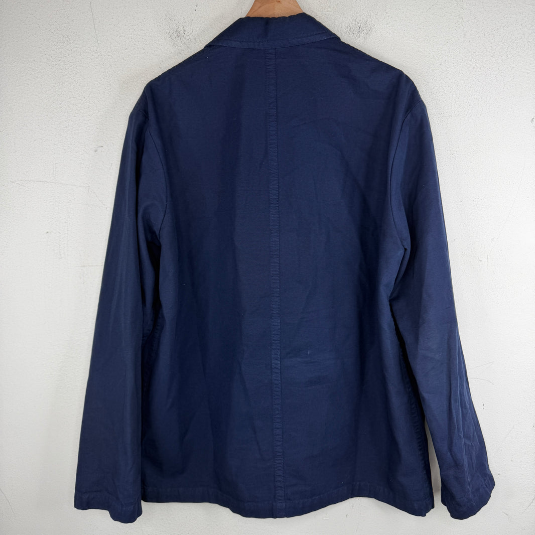 Dries Van Noten Blue Chore Blazer Jacket