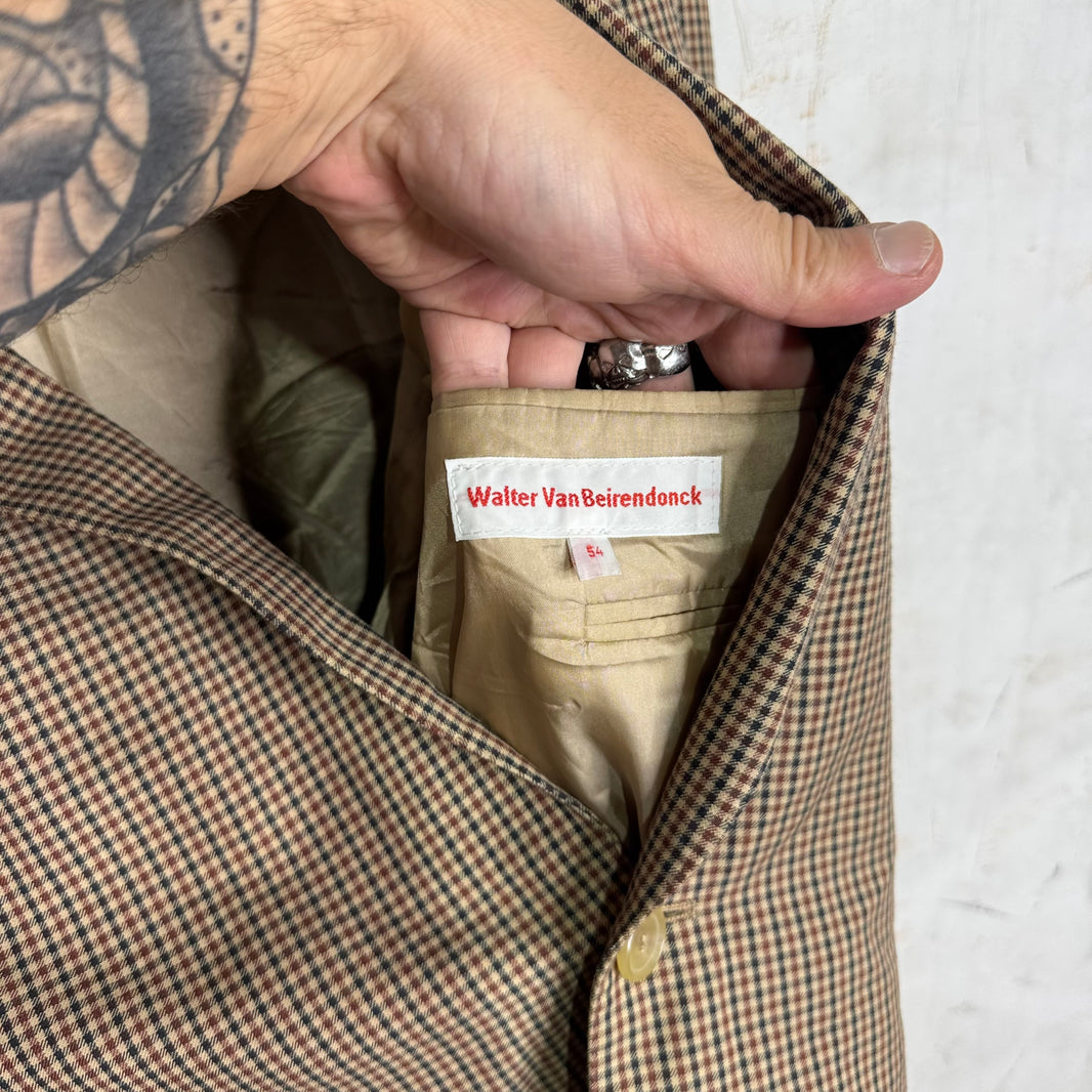 Walter Van Beirendonck Plaid Blazer