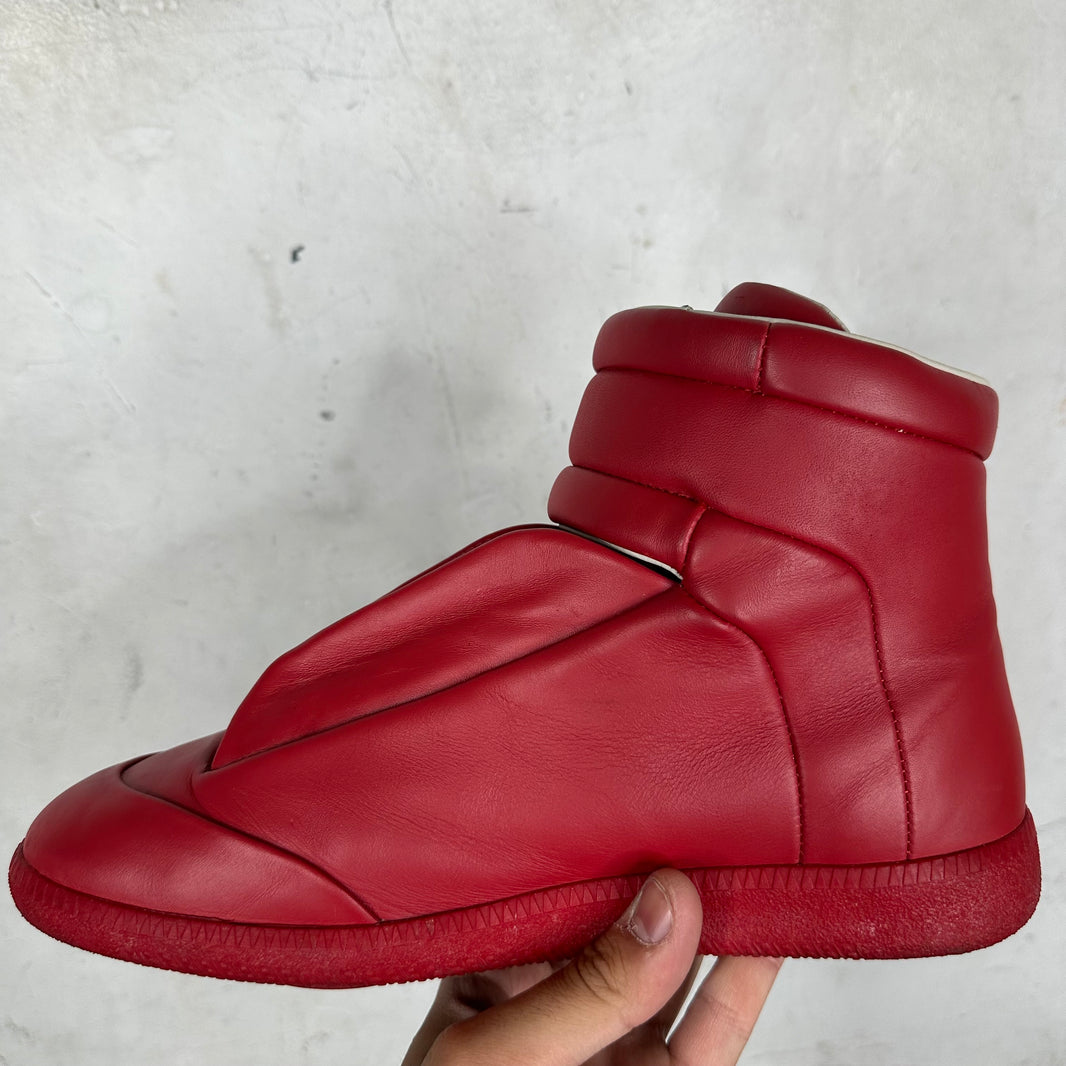 Margiela Red Leather Future Highs
