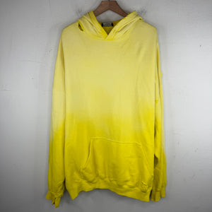 Balenciaga Sample Yellow Distressed Hoodie