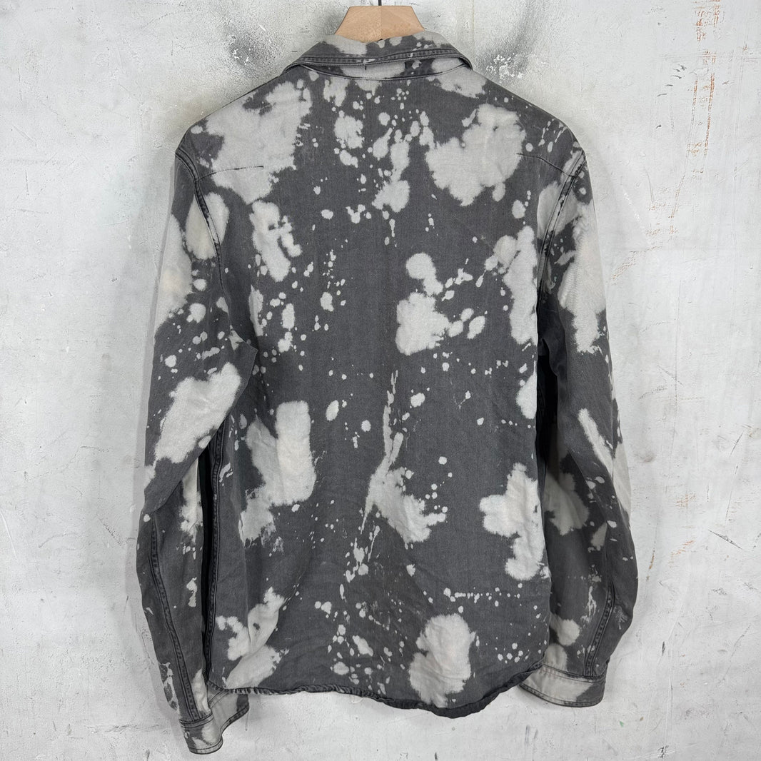 Dior Bleached Snap Button Denim Shirt