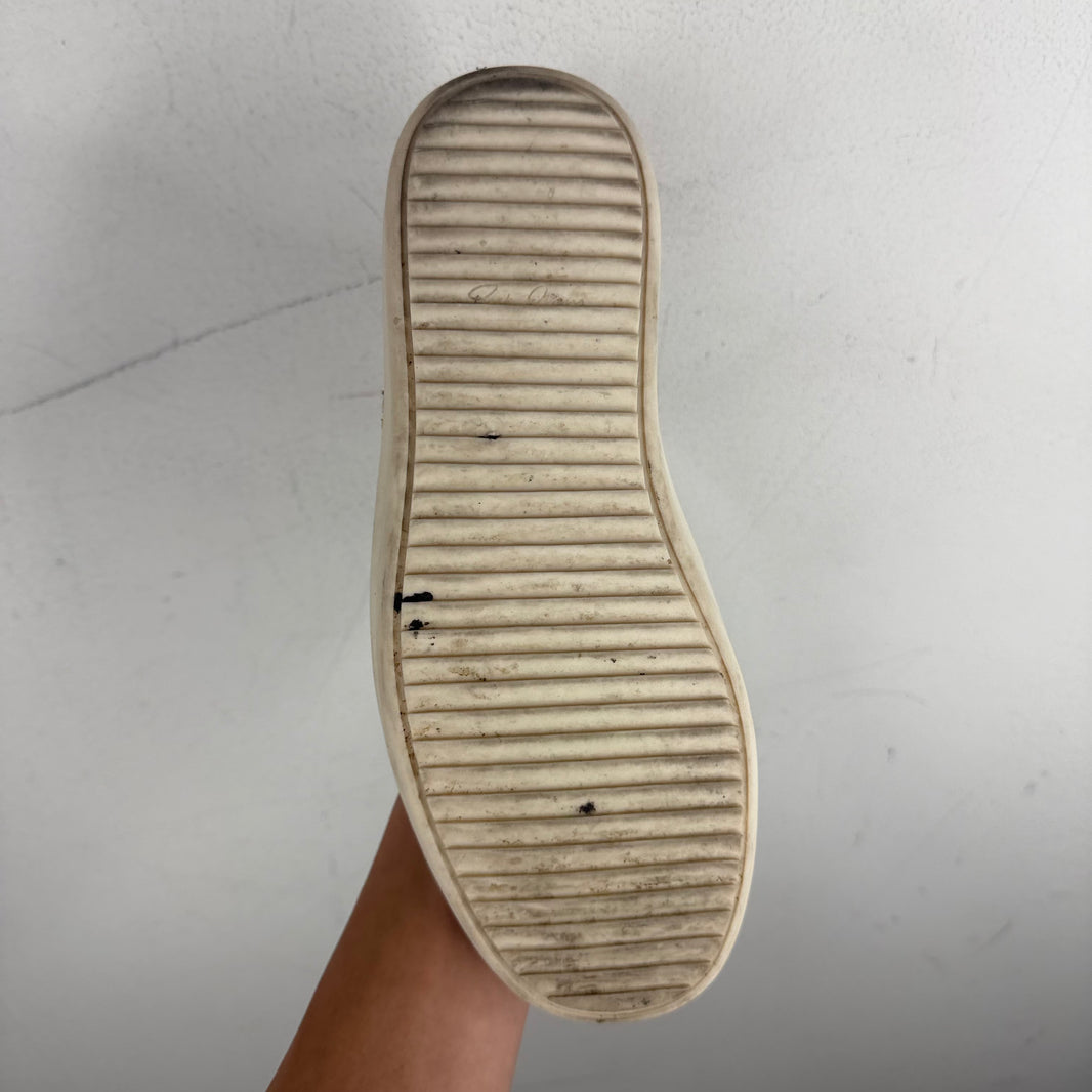 Rick Owens Leather Ramone Low Sneakers