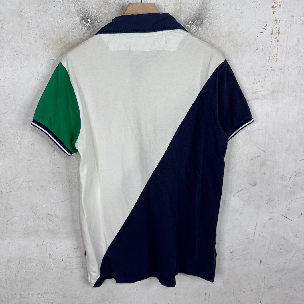 Ralph Lauren Bleeker Paneled Flag Polo