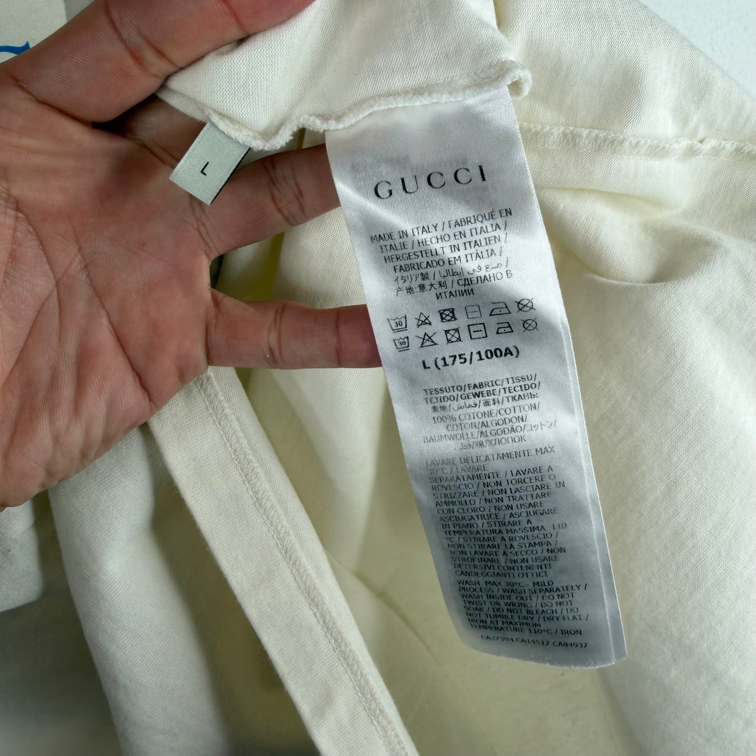 Gucci Blue Disc Logo T-Shirt