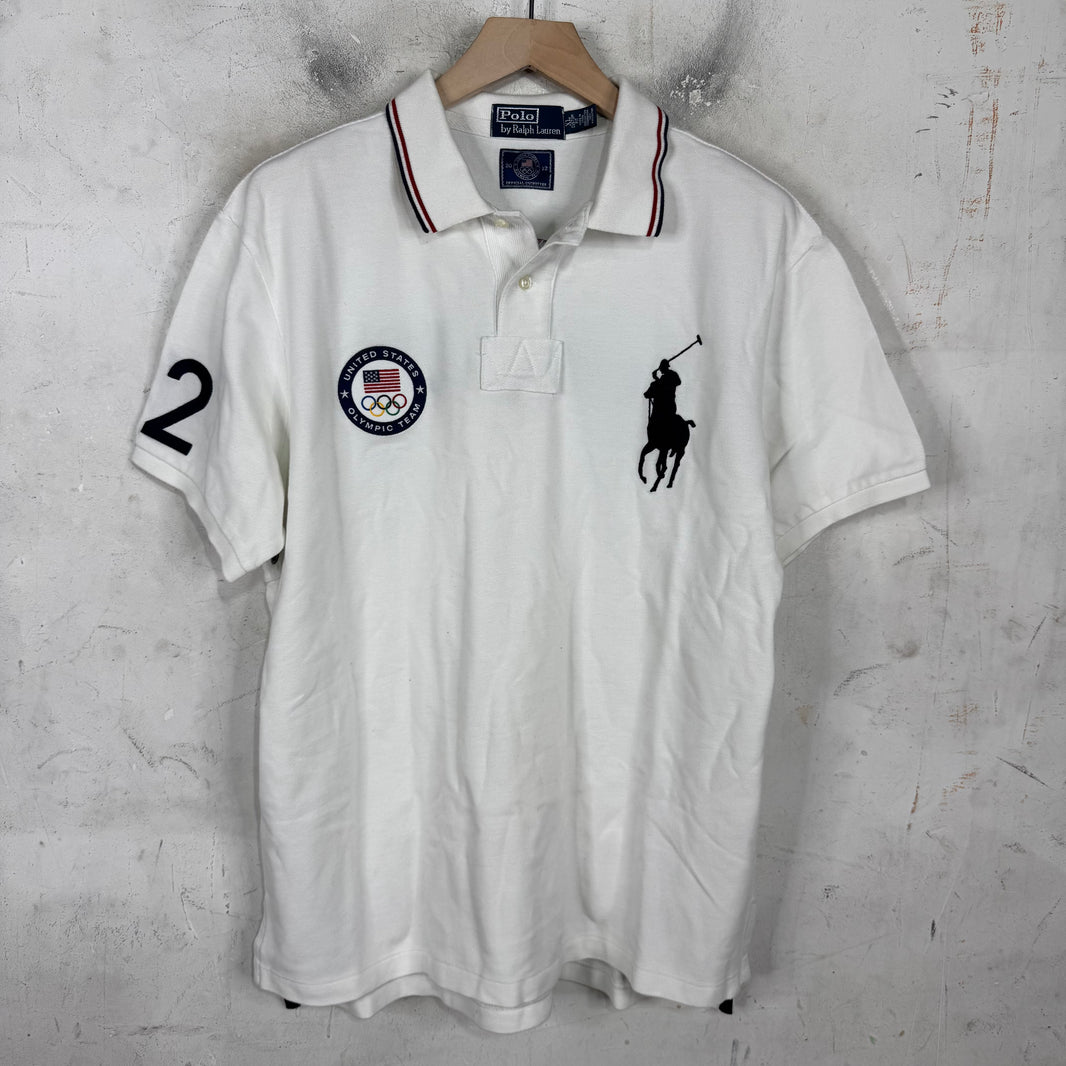 Ralph Lauren White 2012 Olympic Big Pony Polo