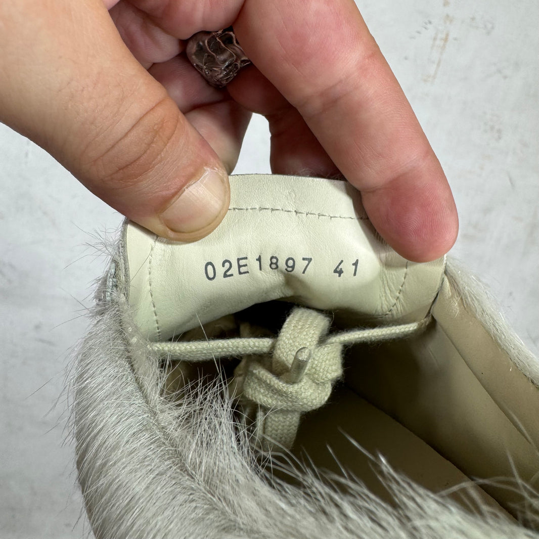 Rick Owens Ponyhair Cream Vans