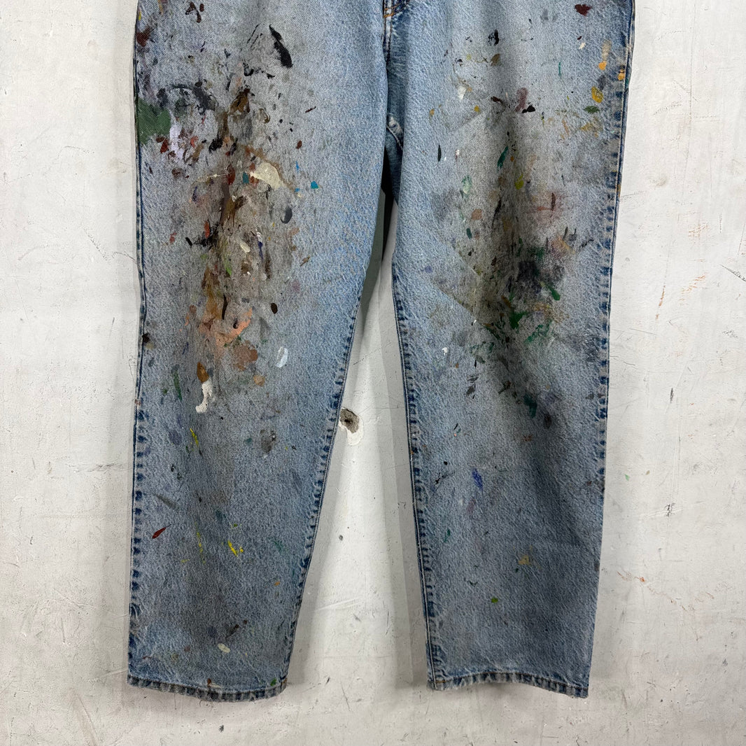 Vintage Lucky Brand Painter Distressed Jeans
