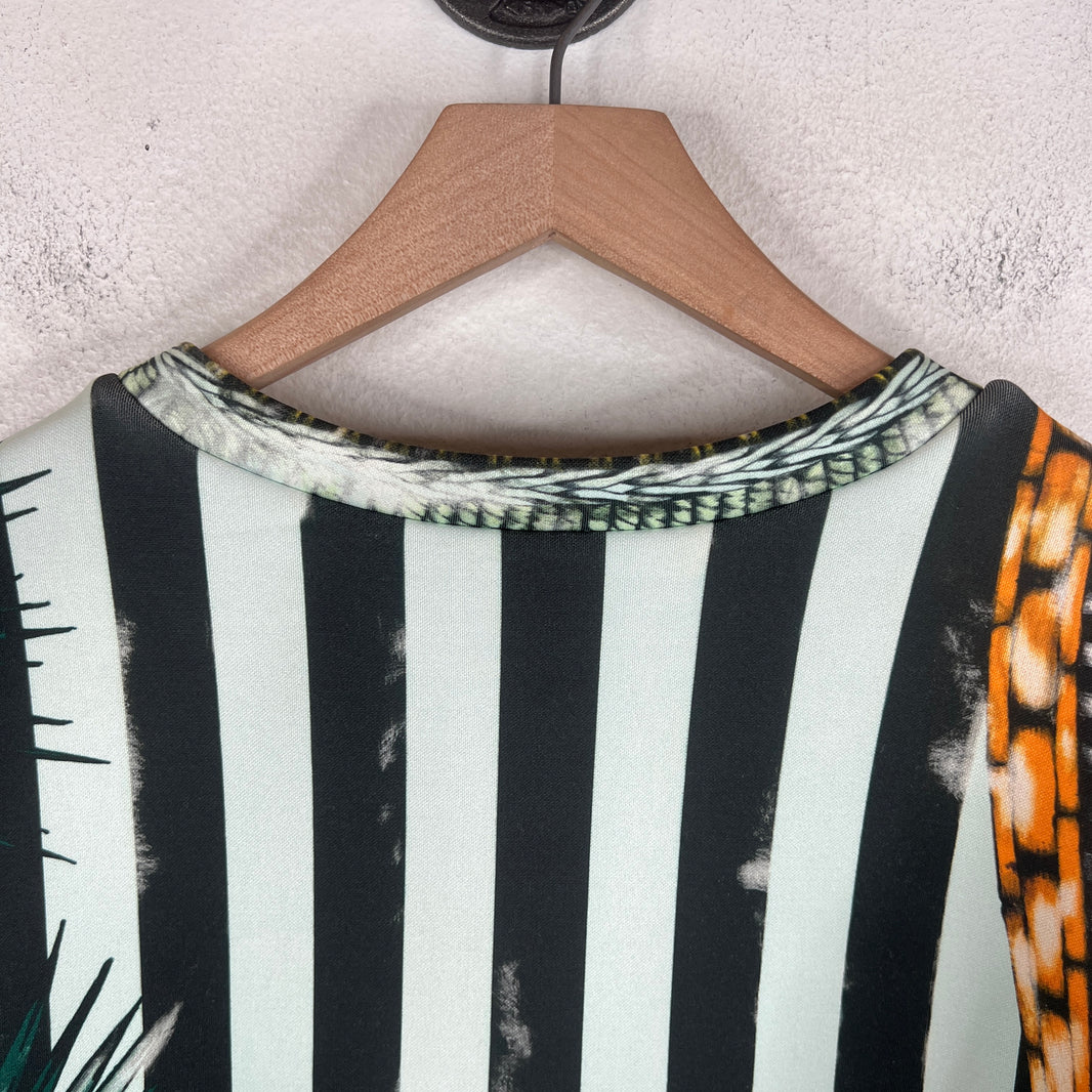 Balmain Checkerboard Barocco Neoprene Sweater