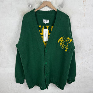MM6 Lost Pet Heavy Cardigan