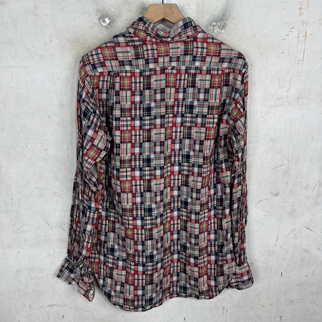 Thom Browne Madras LS Button Up