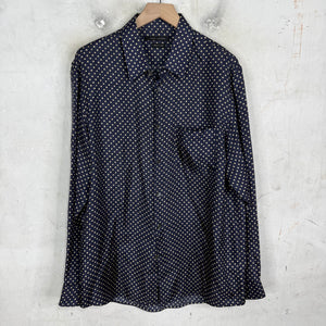 Marc Jacobs Polka Dot Silk Button Up