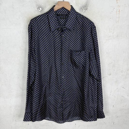 Marc Jacobs Polka Dot Silk Button Up